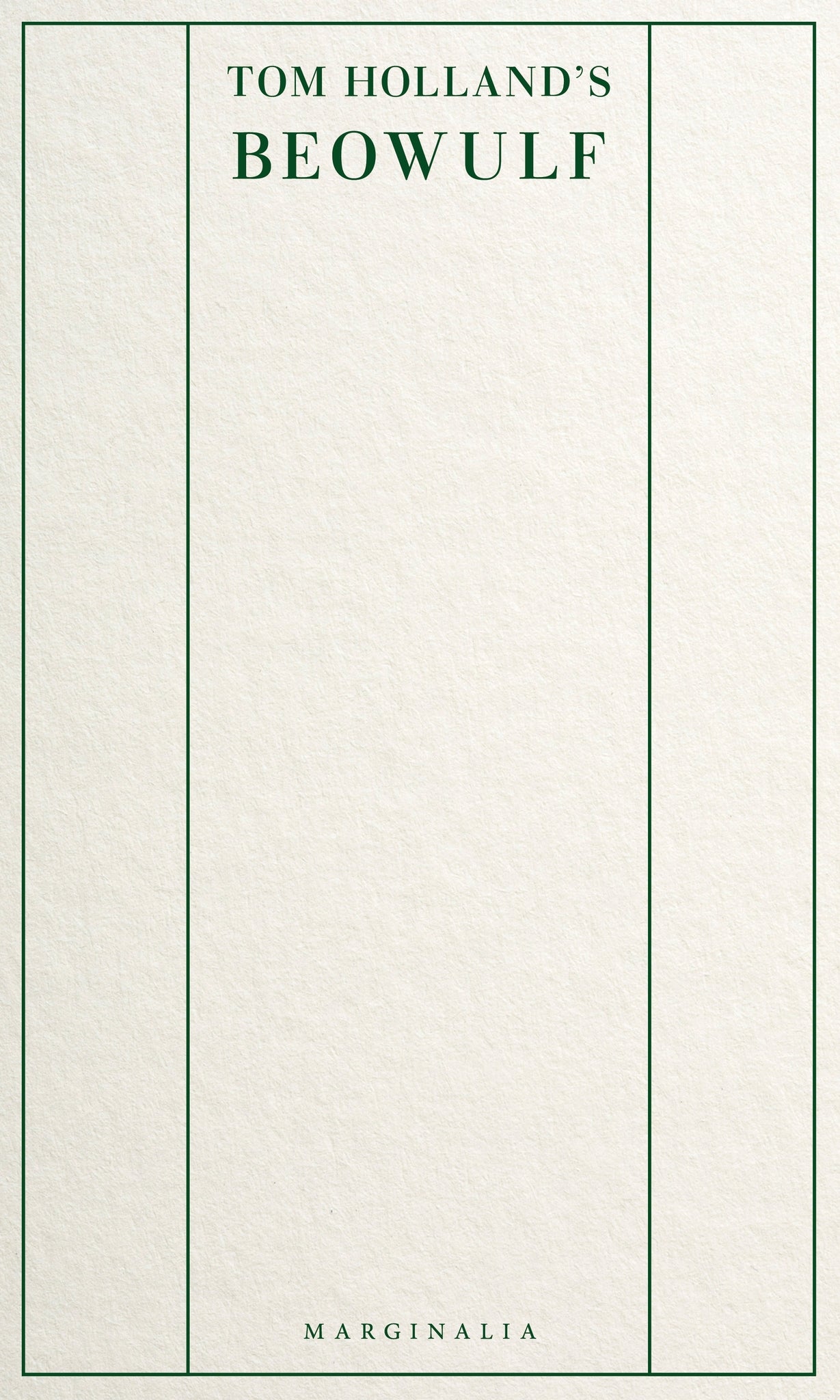 Cover image for Tom Holland's Beowulf ISBN 9781967751006